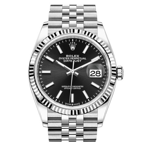 Часы Rolex Datejust 36, сталь Oystersteel и белое золото